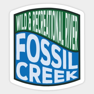 Fossil Creek Wild and Recreational River Wave Sticker